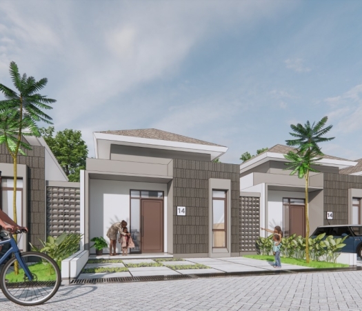 PERUMAHAN CANTIK TIPE 65 DAN TIPE 70, GAHARU ARAFAH