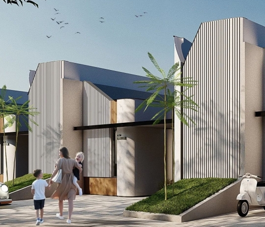 HUNIAN CLUSTER MEWAH TYPE 54/112,5m2, TENGAH KOTA